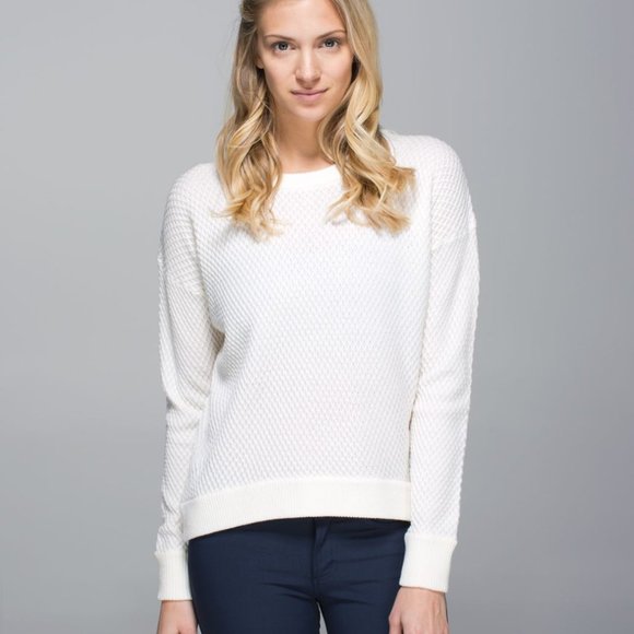 lululemon athletica Sweaters - Lululemon Yogi Crew Sweater Sz 2